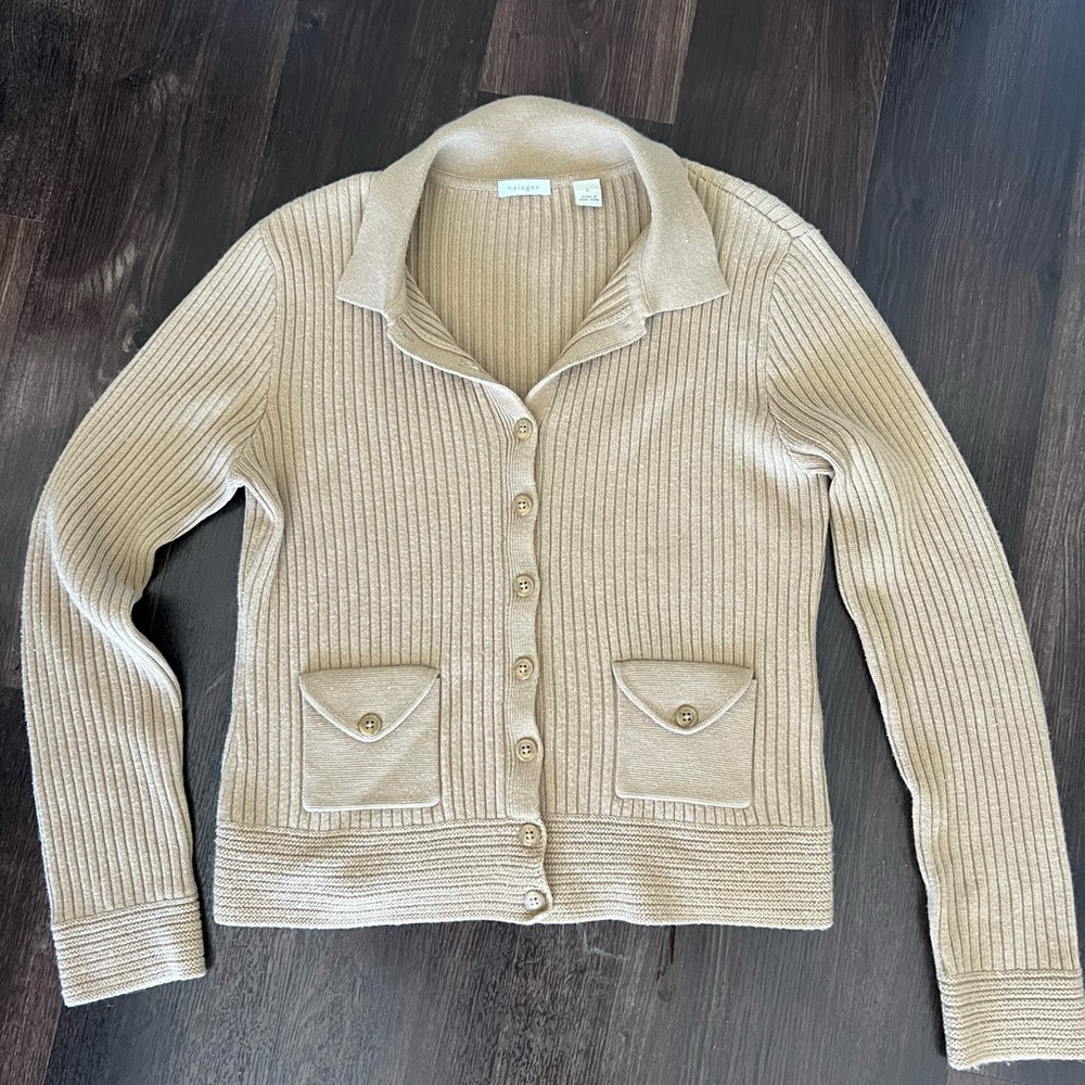 Halogen wool cardigan